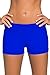 Aleumdr Wide Waistband Bottom Shorts Swimming Panty Deep Blue(FBA)