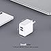 USB Wall Charger Brick, DECIPA 2-Pack 2.1A/5V Dual USB Plug Power Adapter Charger Box Charging Cube for iPhone X 8 7 6 6S Plus, 5S, iPad, iPod, Samsung Galaxy S8 S7 S6 Edge, LG, Moto, HTC