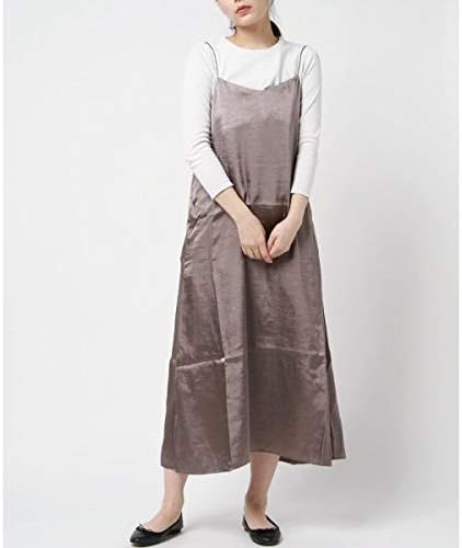 Amazon Co Jp ジェットセット Jetset セミマットサテンキャミワンピース グレージュ 11 Free Clothing Accessories