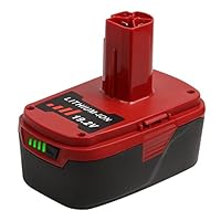 Enegitech 19.2V 4.0Ah C3 High Capacity Replacement Lithium Ion Battery for Craftsman 130211004, 11375, 1323903, 315.113753, 130279005, 130279003