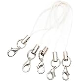 Tustao Mobile Phone Rope 20pcs Strap Charm Lariat Lanyard,Phone Charm with Lobster Clasp Cords for Cellphone/USB Drive/Keychain/DIY Jewelry Accessories Phone Accessories,Cell Phone Charms