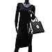 Women Fashion Satchel Handbags with Wallet Designer Briefcase Purse Large Tote Bag Shoulder Bag for Ladies (04-6900-Black)