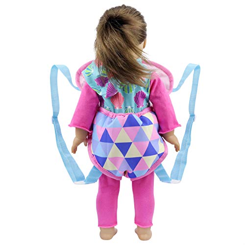 image for Ecore Fun Baby Doll Carrier Backpack Doll Accessories Front and Back S