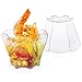 Kingrol 100 Count Mini Dessert Cups with Spoons, 2.3 oz. Disposable Clear Bowls for Mousse, Puddings, Appetizers, Sauces