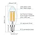 BRIMAX 4W E12 Candelabra Led Bulbs Dimmable, 40 Watt Equivalent, 2700K Warm Glow, C35 B11 Filament Led Candle Light Bulbs for Foyer Chandeliers, Celling Fans and Other Wall Fixtures, 6Pack