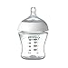 Tommee Tippee Ultra Bottles, Breast-Like for Natural Latch, BPA-Free - 0+ Months, 5 Ounce, 3 Count