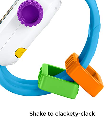 41RXyDL0CbL - Fisher-Price GJW17  Laugh & Learn Time to Learn Smartwatch, Musical Baby Toy, Multicolor