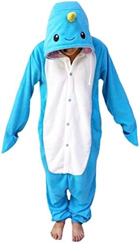 Adult Unisex Animal Cosplay Pajamas Narwhal Costumes Homewear Onesie