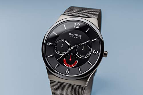 BERING Reloj Analógico Ceramic Collection para Hombre de Cuarzo con Correa en Acero Inoxidable & Cristal de Zafiro 33440… - Imagen 3