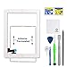iPad 2 Screen Replacement,FixCracked iPad 2 Digitizer Touch Screen Front Glass Assembly White-Includes Home Button + Camera Holder + PreInstalled Adhesive with tools kit primary