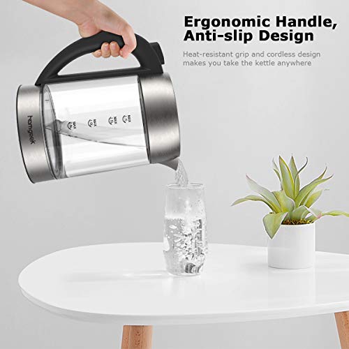 Electric Kettle, Homgeek Electric Kettle Glass with Variable
