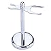 CSB Deluxe Chrome Shaving Brush Stand Best Safety Razor Stand. This Will Prolong The Life Of Your Shaving Brush