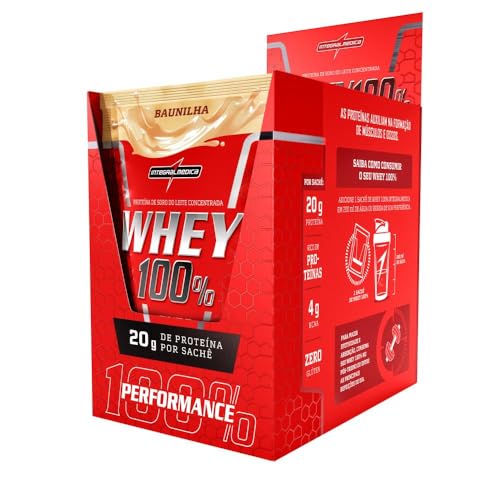 Whey 100% Integralmedica Baunilha 10 Unidades 30g Display