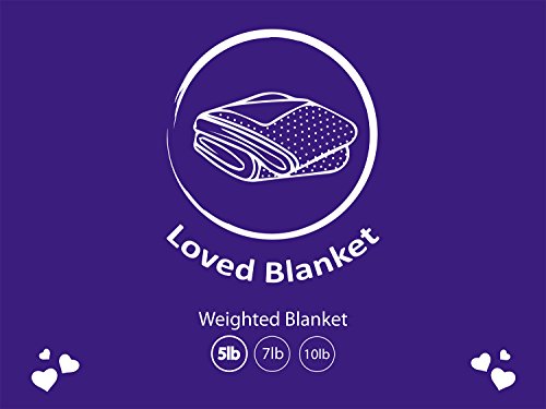 image for Loved Blanket Weighted Blanket with Dot Minky Cover for Kids 50lb indi