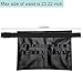 Makeup Brush Bag 28 Pockets Portable Professional Cosmetic Holder Organizer with Artist Belt Strap PU Leather(Brushes Not Included) by S'agapo