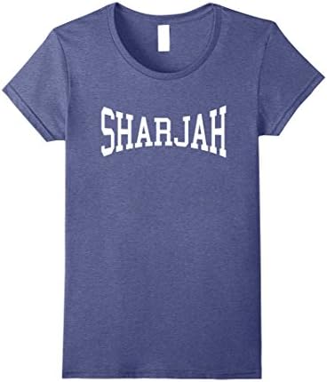 Womens SHARJAH Arch T-Shirt Athletic Sports Gym Tee Small Heather Blue