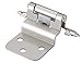 Satin Nickel 3/8-in. Inset Hinge (25-pairs)