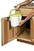 Kitchen Compost Caddy Cabinet Mounted Compost Bin - Pail System with Activated Carbon Filters