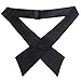 TopTie Criss-Cross Tie, Girls' School Uniform Cross Tie-Black