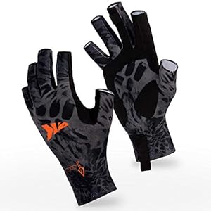 KastKing Sol Armis Sun Gloves UPF50+ Fishing Gloves UV Protection Gloves Sun Protection Gloves Men Women for Outdoor…