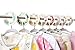 Baby Closet Size Dividers, Set of 8 Nursery Baby Closet Clothes Dividers, Baby Nursery Toddler Clothes Size Organizer Dividers (Flower Pattern)
