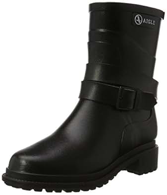 Amazon.com | Aigle Womens Macadames Mid Rubber Boots