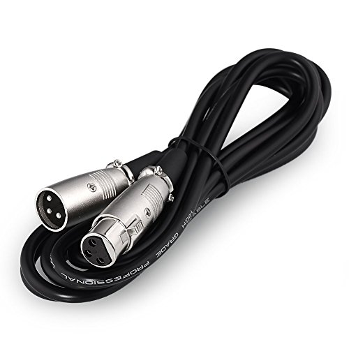 InnoGear-1-Channel-48V-Phantom-Power-Supply-with-10-Feet-XLR-Cable-and-Adapter-for-Any-Condenser-Microphone-Music-Recording-Equipment