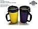 20 oz Thermoserv Foam Insulated Coffee Mug Purple/Yellow Two Pack