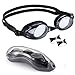 aegend Swim Goggles with Clear Vision Anti-Fog UV Protection No Leaking Swimming Goggles for Men Women Adult Youth Triathlon 3 Sizes Replaceable Nose Pieces and Free Protection Case primary