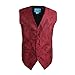 EGC1B01-03 Multi Mens Paisley Waistcoat Woven Microfiber S-3XL Vest By Epoint