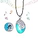 Moana Toys - Heart of TeFiti - Moana Party Supplies - Fun Make-Pretend Polynesian Princess Light-Up Pendant For Any Little Girl - Singing Moana Seashell - Moana Dress Up - Cosplay Moana Costume