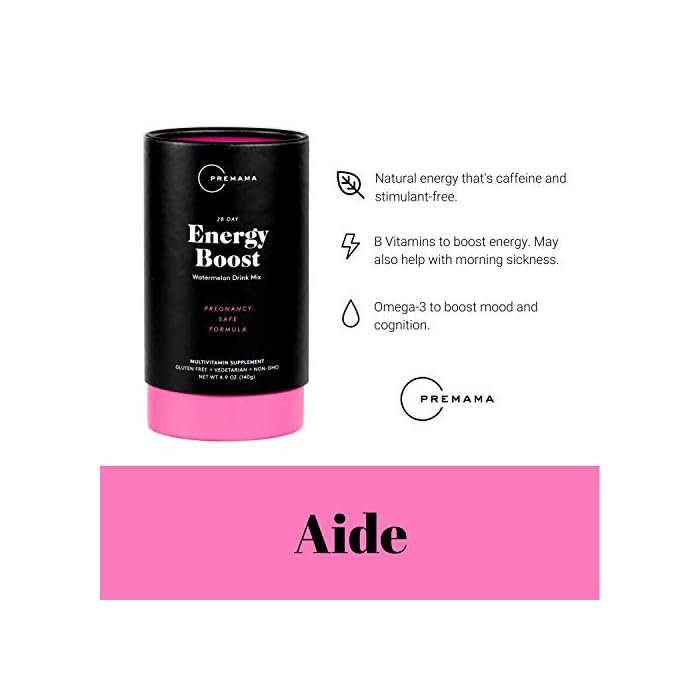 Premama Prenatal Energy Boost Drink Mix Caffeine Free Energy