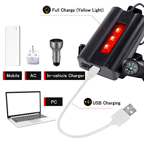 SGODDE Night Running Lights for Runners, Rechargeable LED Chest Run