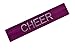 Cheer Rhinestone Cotton Stretch Headband (Maroon)