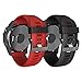 ANCOOL Compatible with Fenix 3 Bands 26mm Width Soft Silicone Watch Bands Replacement for Fenix 3/ Fenix 3hr/Fenix 5X/Fenix 5X Plus/Fenix 6X/Fenix 6X Pro/Fenix 7X Smartwatches (2-Pack, Red/Black)
