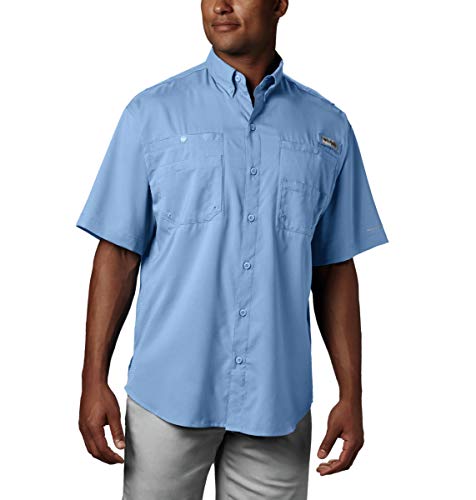 Columbia Men's Tamiami II Short Sleeve Shirt, Sail, XL Tall