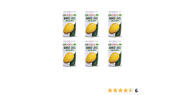 Amazon Com Foco Thai Jugo De Mango Mango Juice 6 Pack Total Of 70 8fl Oz Grocery Gourmet Food
