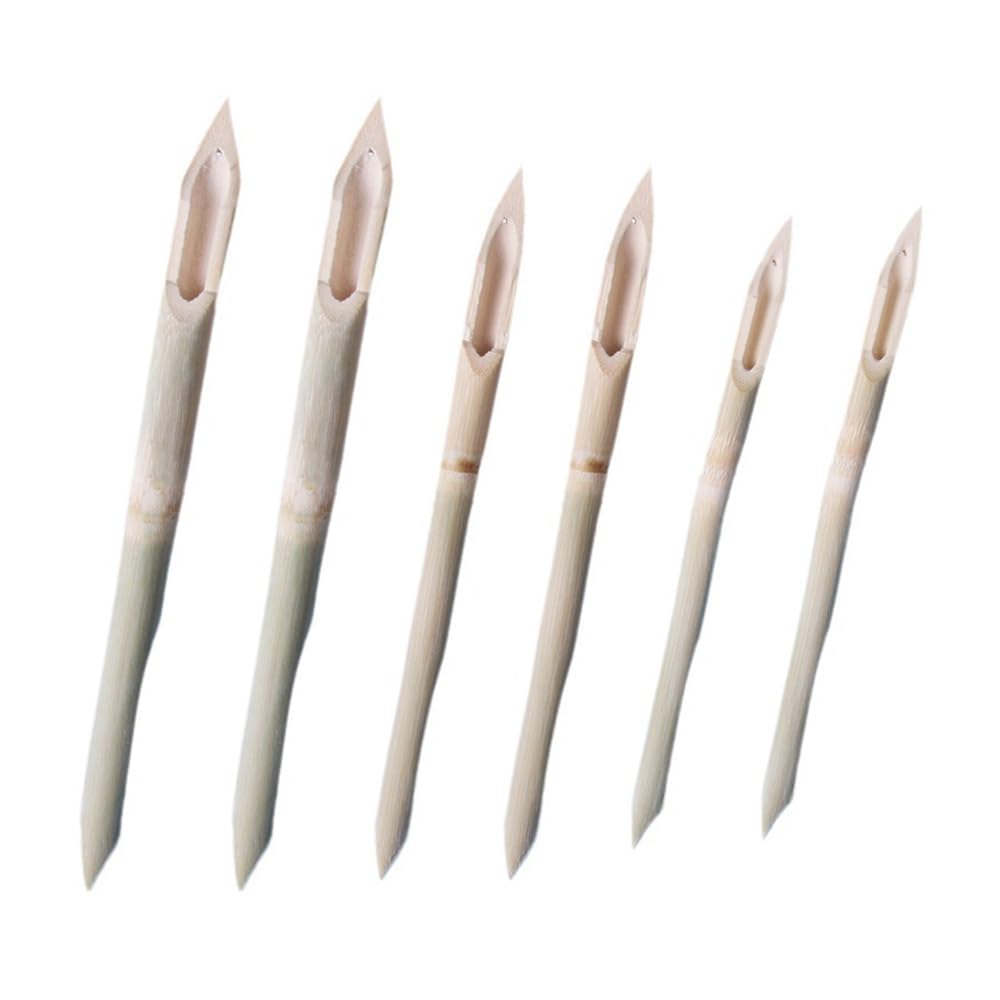 6Pcs, Vintage Handcrafted Bamboo Reed Qalam Pens, Calligraphy Dip Pen for Writing, Drawing, Painting, Manga Calligraphy Supplies