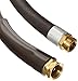 Apache 98108802 Rubber Heavy Duty Contractors Industrial Water/Garden Hose, 150 psi Maximum Pressure, 25' Length, 3/4