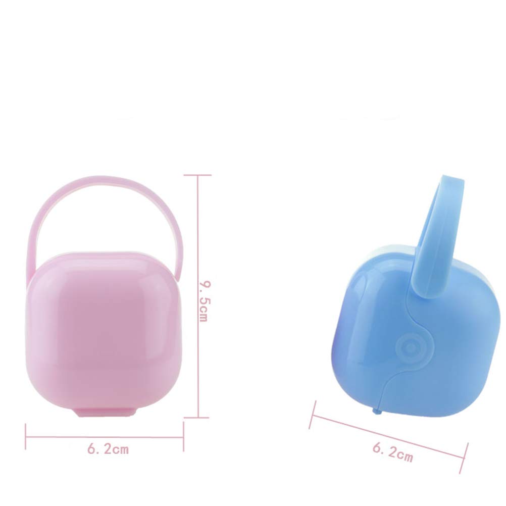 Heallily 2pcs Boite Sucette Boite Tetine Portable Pour Bebe Nouveau Nes Bleu Bebe Puericulture Pochettes Pour Sucettes Centroarco Com