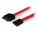 StarTech.com 0.3m SATA Extension Cable - 30cm 7 pin SATA Extension - 7 pin SATA Extension Cable - 7 pin SATA Extension cord, Red, 1 Count (Pack of 1)
