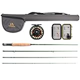 Maxcatch 3-12wt Medium-fast Action Premier Fly Rod-IM8 Carbon Blank for High Performance,with AA Cork Grip Hard Chromed Guides and Cordura Tube