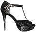 Jessica Simpson Bansi Women's Patent Leather Peep Toe High Heel Platform Pump