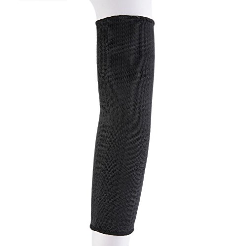 Buwico Black Kevlar Sleeve 355mm Arm Protection Sleeve Level 5 Anti- Cut Industrial Sleeves Burn Resistant Sleeves Anti Abrasion Safety Level 5 (1 Pair Sleeves) - Thumbnail 4