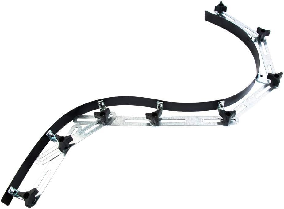 O'SKOOL 940mm(37") Flexible Steel Curve Template for Woodworking and Crafts, Transferring Curved Patterns in Wood, and Metal