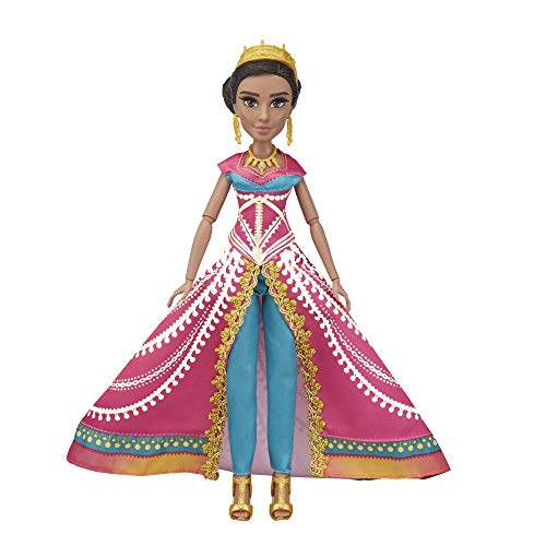 Disney Aladdin Zauberhafte Jasmin Deluxe Modepuppe mit Kleid, Schuhen und Accessoires, inspiriert von Disneys Realverfilmung, Spielzeug für Kinder und Sammler – Bild 6