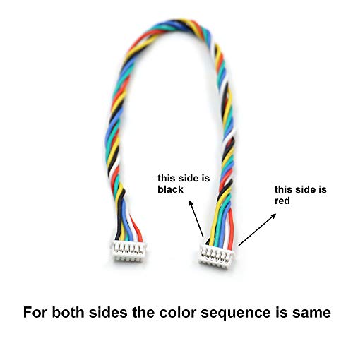 9 PCS 1.25mm to 1.25mm Pitch Cable Wire for Pixhawk APM2.8 2.6 Flight Controller Quadcopter RC Drone 3Pin to 8P - Thumbnail 2