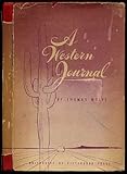 Front cover for the book A western journal;: A daily log of the great parks trip, June 20-July 2, 1938 by Thomas Wolfe