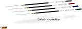 BIC 4 Colours Pro Multi Pen Retractable 1.0mm Green Blue Red Black 12 Pack view 3