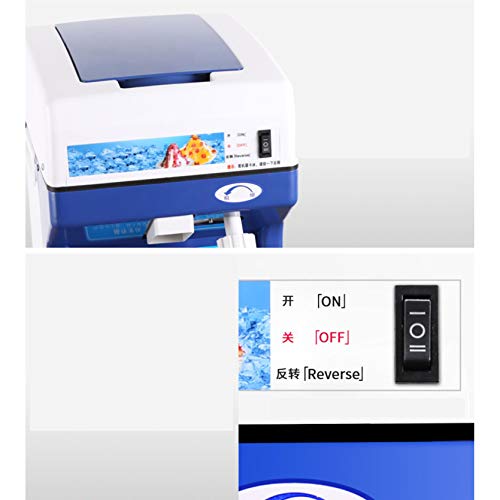 Kommerzielle Eiscrusher Maschine Vollautomatische Einstellbare Home Tabletop Ice Shaver Schneekegel Maker Restaurant… – Bild 6